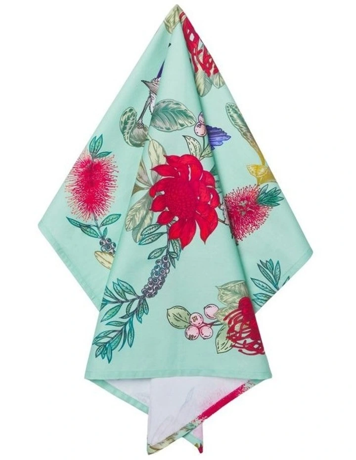 Eloise Short Native Grace Superb Fairy Wren Tea Towel 50x70cm in Multi image 2