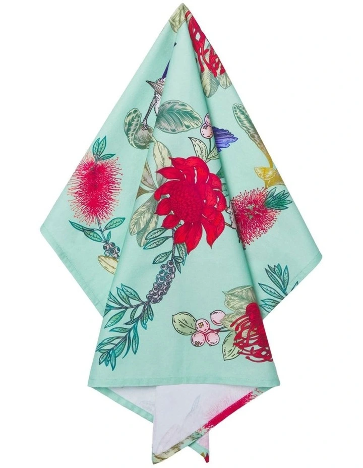 Eloise Short Native Grace Superb Fairy Wren Tea Towel 50x70cm in Multi image 2