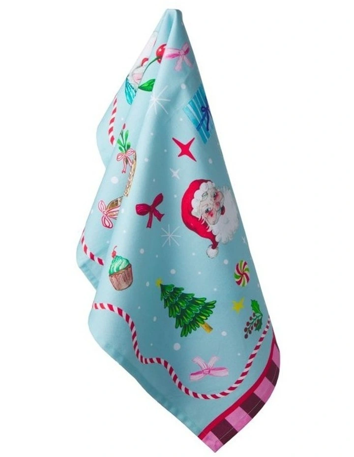 Fa la la Tea Towel 50x70cm Set of 2 Assorted image 3