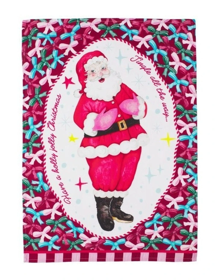 Fa la la Tea Towel 50x70cm Set of 2 Assorted image 4