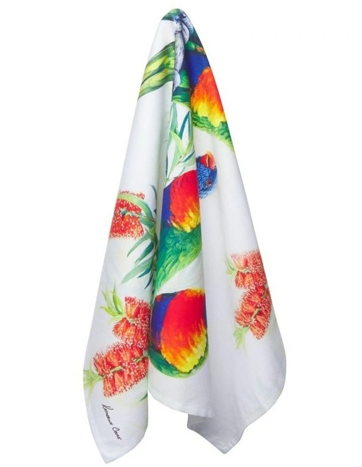 Katherine Castle Song of the South Tea Towel 50x70cm Lorikeet image 2