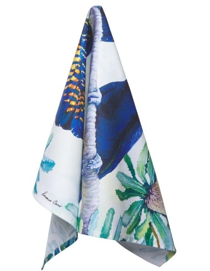 Katherine Castle Song of the South Tea Towel 50x70cm Black Cockatoo image 2