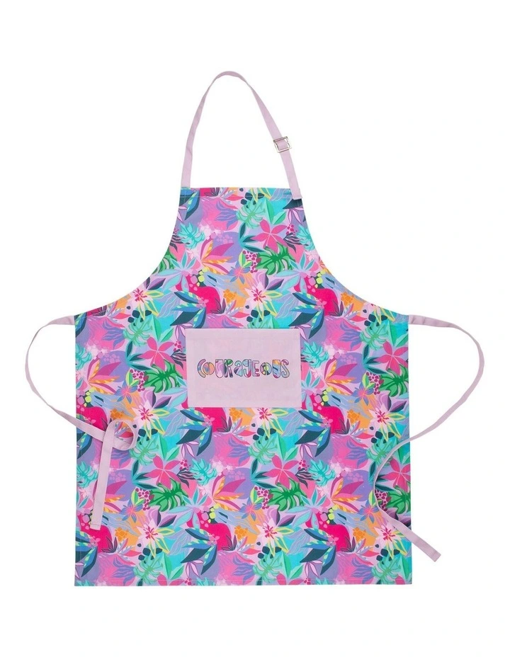 Kasey Rainbow Be Fierce Apron 70x85cm Courageous image 1