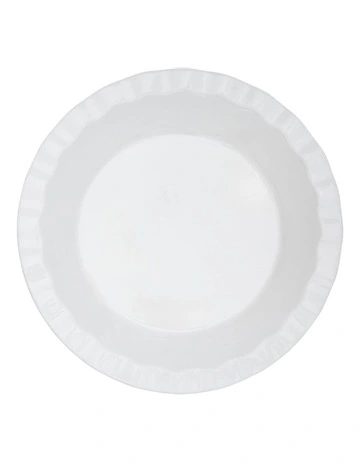 Blooms Fluted Pie Dish 21.5x4cm Gift Boxed in Lilac