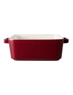 Gift Boxed Epicurious Square Baker 19x7.5cm in Bordeaux