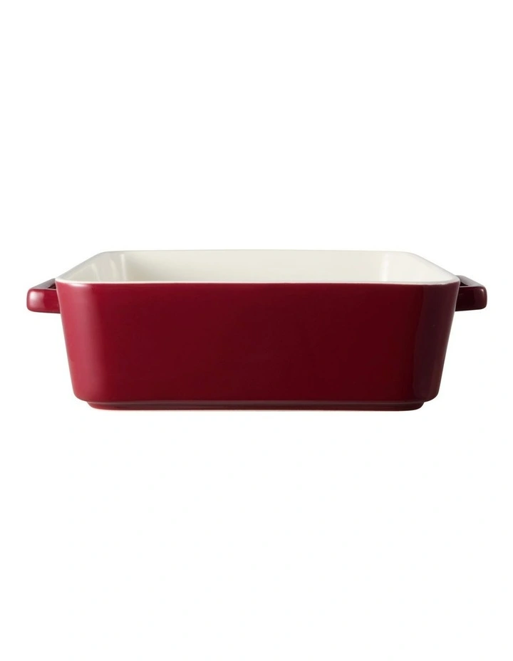 Gift Boxed Epicurious Square Baker 24x8cm in Bordeaux image 1