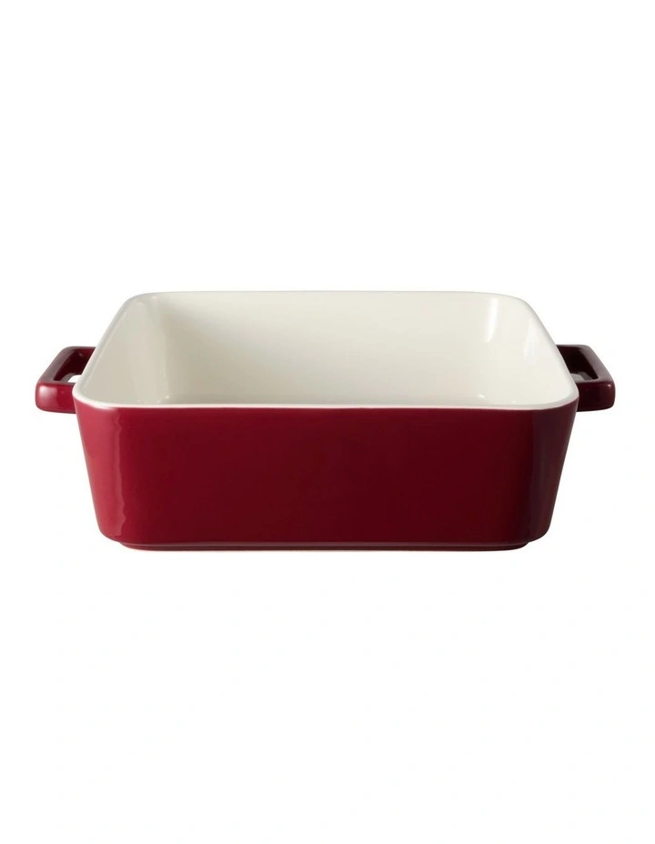 Gift Boxed Epicurious Square Baker 24x8cm in Bordeaux image 2