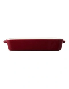 Gift Boxed Epicurious Rectangle Baker 32x22.5x7cm in Bordeaux