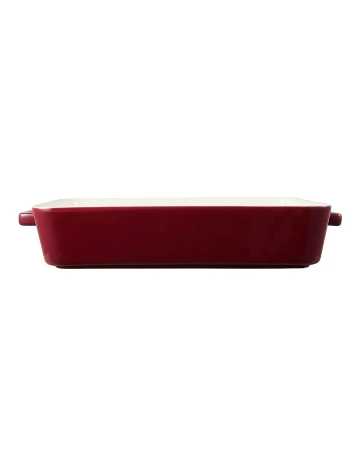 Gift Boxed Epicurious Rectangle Baker 32x22.5x7cm in Bordeaux image 1