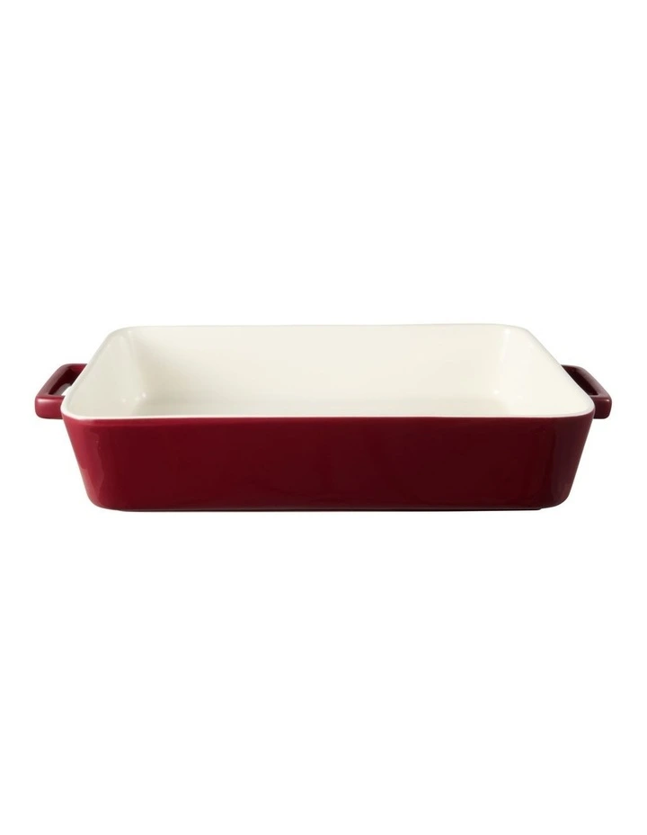 Gift Boxed Epicurious Rectangle Baker 32x22.5x7cm in Bordeaux image 2
