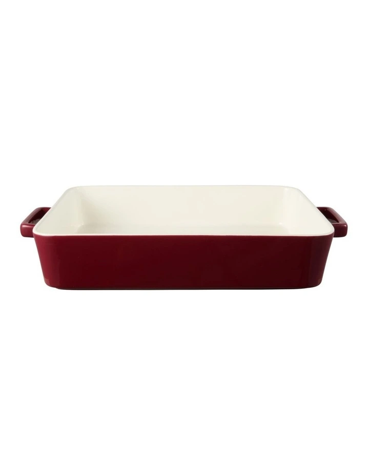 Epicurious Lasagne Dish Bordeaux Gift Boxed 36x24.5x7.5cm in Red image 2