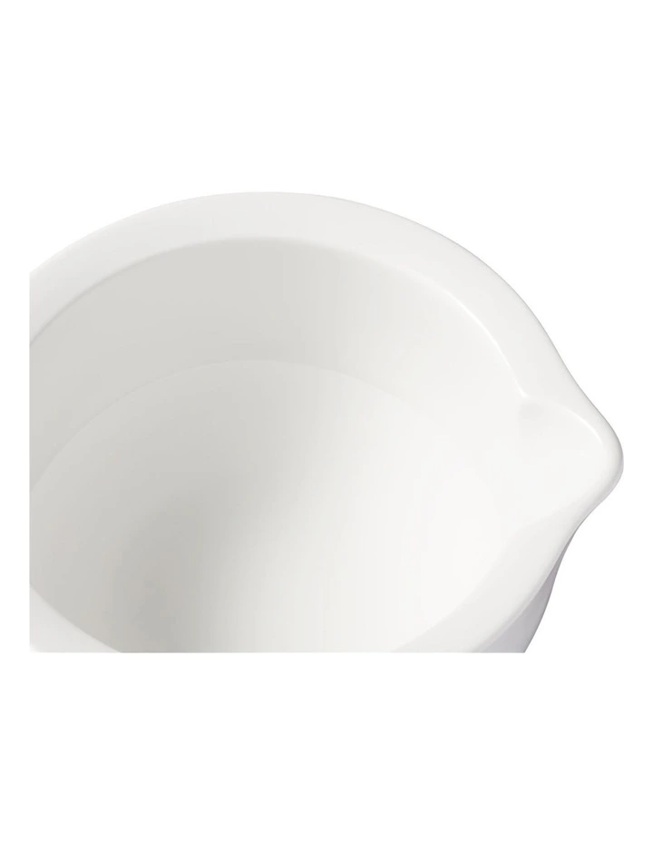 White Basics Mortar And Pestle 12cm Gift Boxed in White image 3