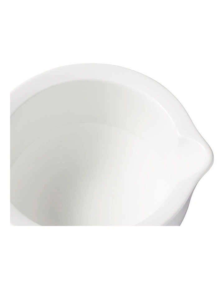 White Basics Mortar And Pestle 12cm Gift Boxed in White image 3