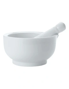 Basics Mortar & Pestle 9cm in White