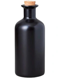 Epicurious Oil Bottle Cork Lid 500ml Gift Boxed in Black