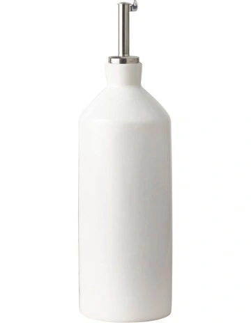 White Basics Oil Bottle Boxed 500ml in White