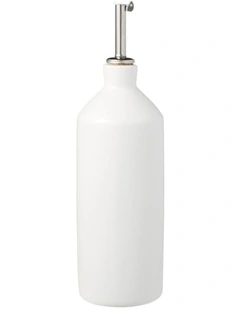 White Basics Oil Bottle Boxed 500ml in White
