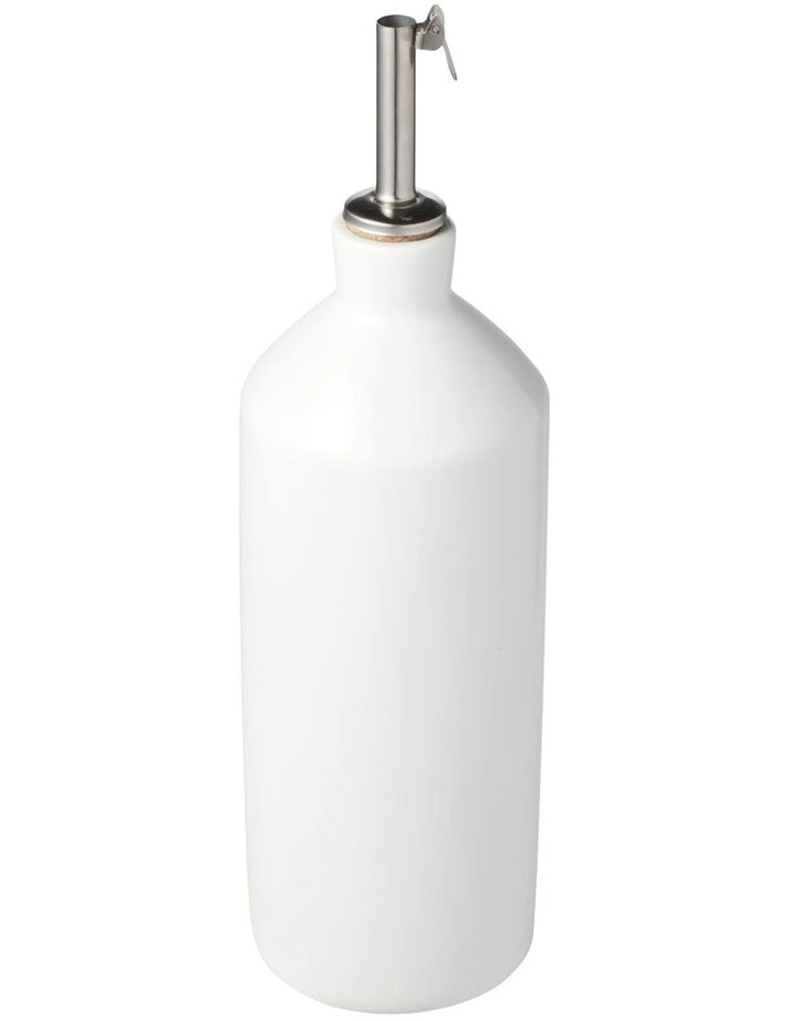 White Basics Oil Bottle Boxed 500ml in White image 3