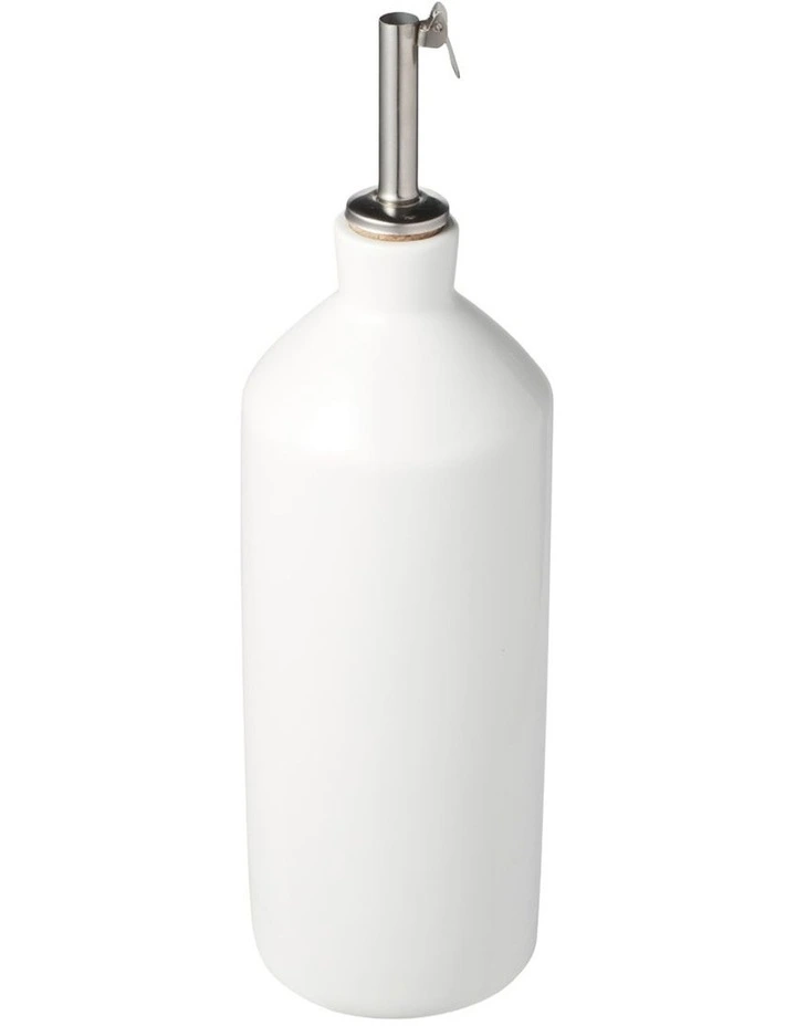 White Basics Oil Bottle Boxed 500ml in White image 3