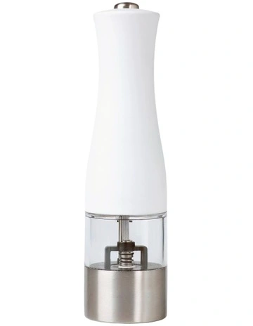 Cosmopolitan Electric Salt and Pepper Mill 21cm in White