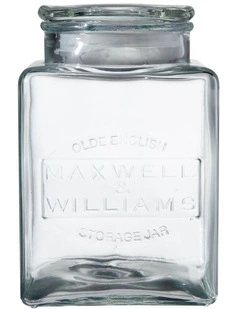 Olde English Storage Jar 1 Litre in Silver