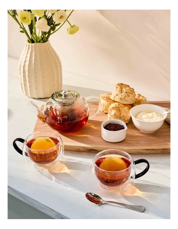 Blend Teapot With Infuser 800ml in Silver image 3