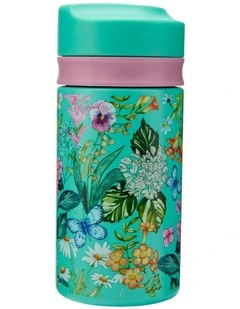 Botanica Double Wall Insulated Travel Cup 350ml in Green
