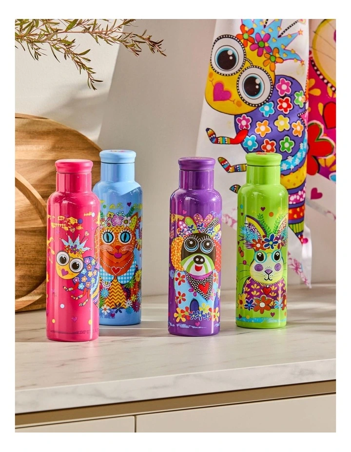 Donna Sharam Kaleidoscope Double Wall Insulated Bottle 600ml in Multi image 3