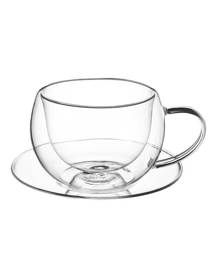 Blend Double Wall Cup and Saucer 270ml Set of 2 image 2