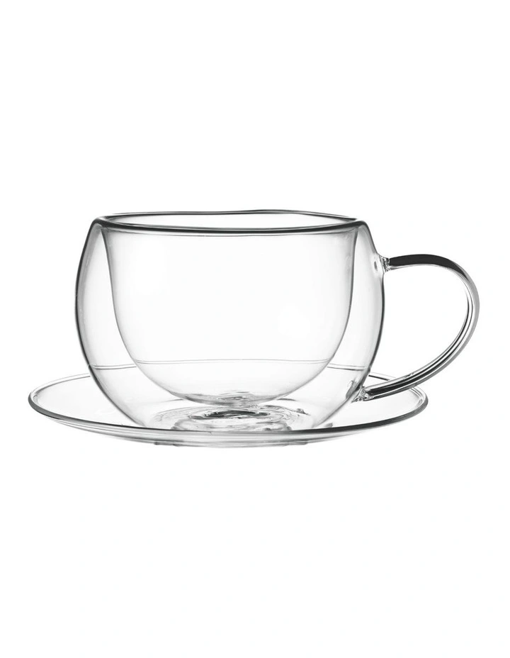 Blend Double Wall Cup and Saucer 270ml Set of 2 image 3