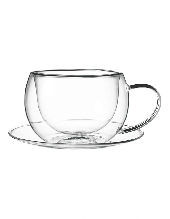 Blend Double Wall Cup and Saucer 270ml Set of 2 image 3