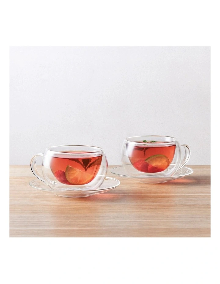 Blend Double Wall Cup and Saucer 270ml Set of 2 image 4