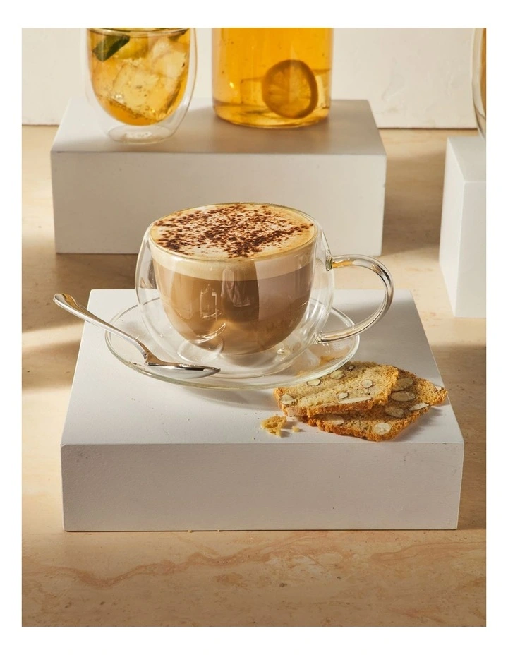 Blend Double Wall Cup and Saucer 270ml Set of 2 image 7