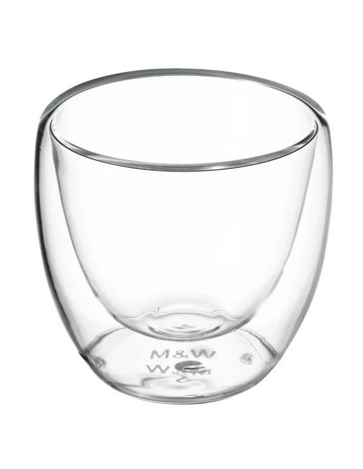 Blend Double Wall Espresso Cup Set of 2 80ml in Gift Boxed image 2