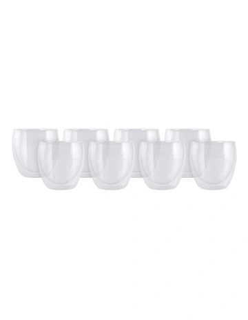 Blend Double Wall Cup 250ml Set of 8 Gift Boxed