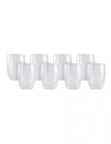 Blend Double Wall Cup 350ml Set of 8 Gift Boxed