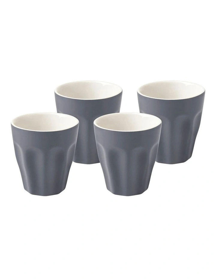 Blend Sala Espresso Cup 100ml Set of 4 Gift Boxed in Charcoal image 2