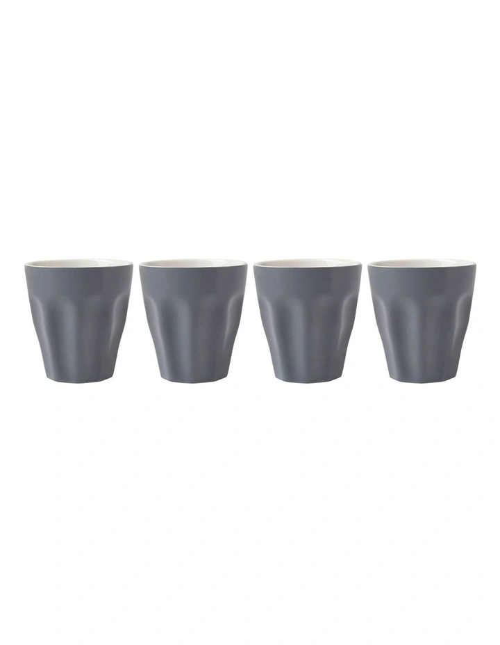 Blend Sala Espresso Cup 100ml Set of 4 Gift Boxed in Charcoal image 3
