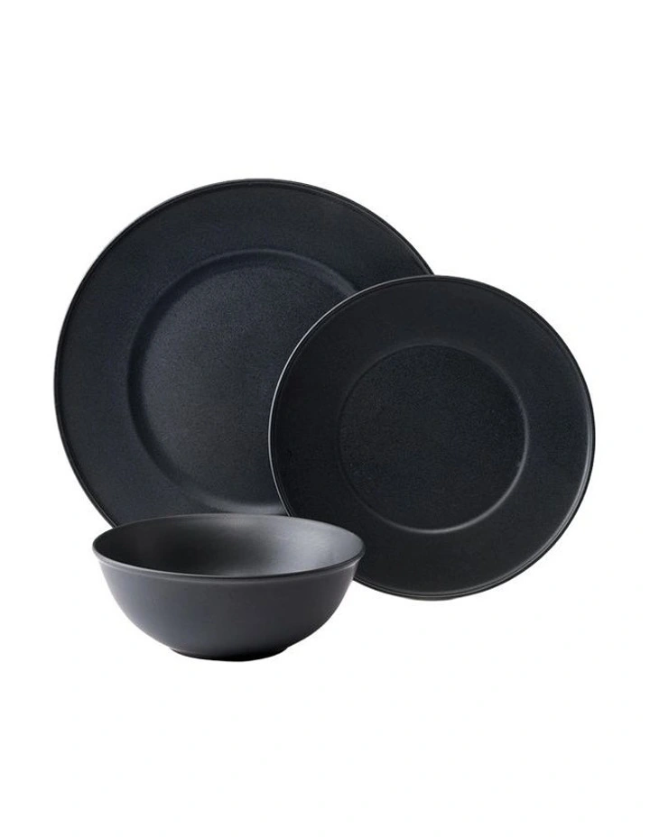 Milan Dinner Set of 12 in Charcoal image 1
