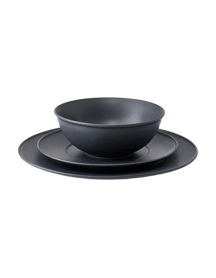 Milan Dinner Set of 12 in Charcoal image 2