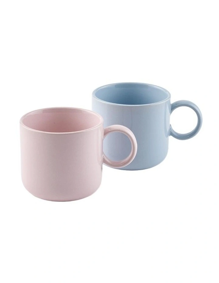 Finn Mug Set of 2 370ml in Multi image 1