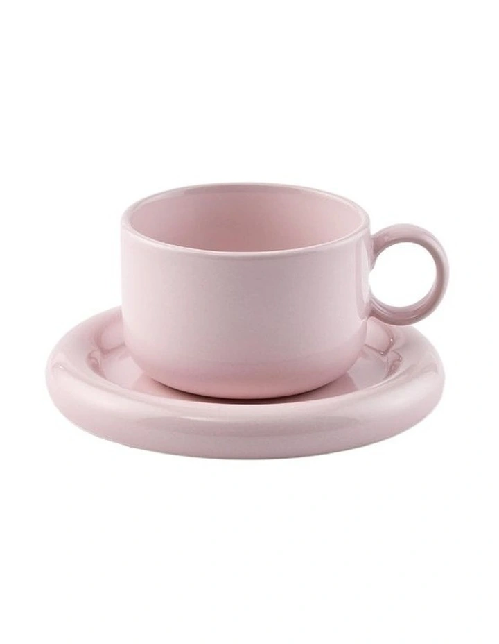 Finn Teacup And Saucer Set of 2 in Sky/Candy Floss image 3