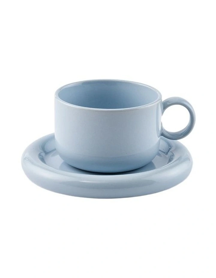 Finn Teacup And Saucer Set of 2 in Sky/Candy Floss image 4