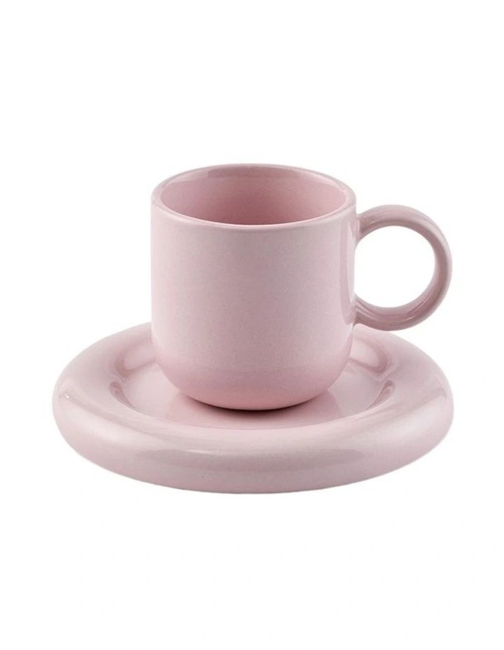 Finn Espresso Cup And Saucer Set Of 2 in Multi image 3