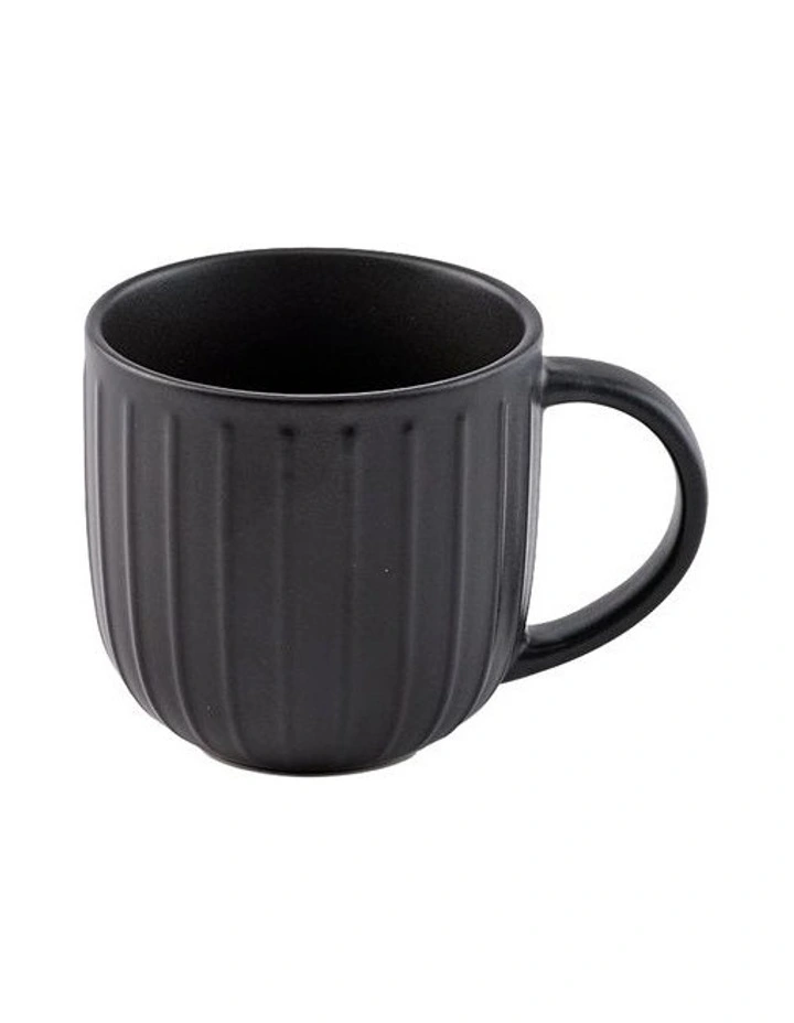 Barista Blake Mug Set 4 Piece 390ml in Charcoal image 3