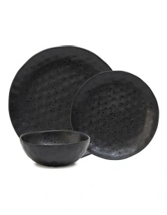 Napier Dinner Set 12 Piece Black