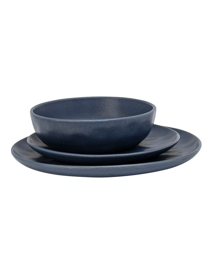 Amari Dinner Set 12pc in Blue image 2