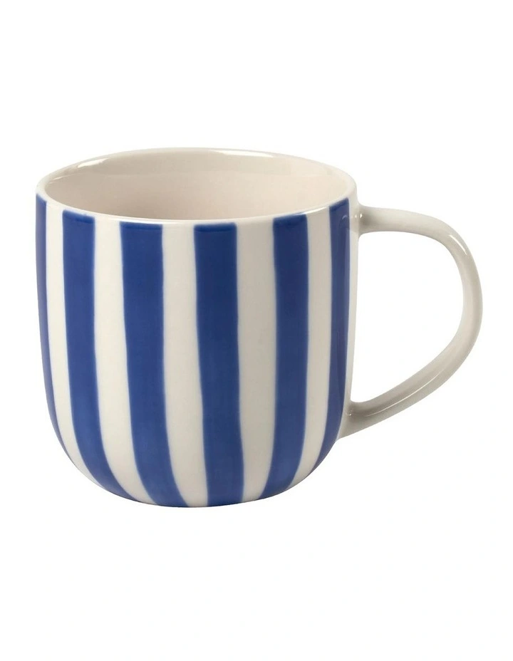Anja Mug 450ml in Blue Stripe image 1