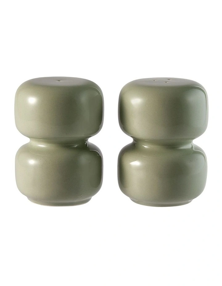 Riley Shaker 8cm Set Of2 in Faded Gum image 1