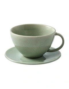 Riley Teacup & Saucer 15cm in Green